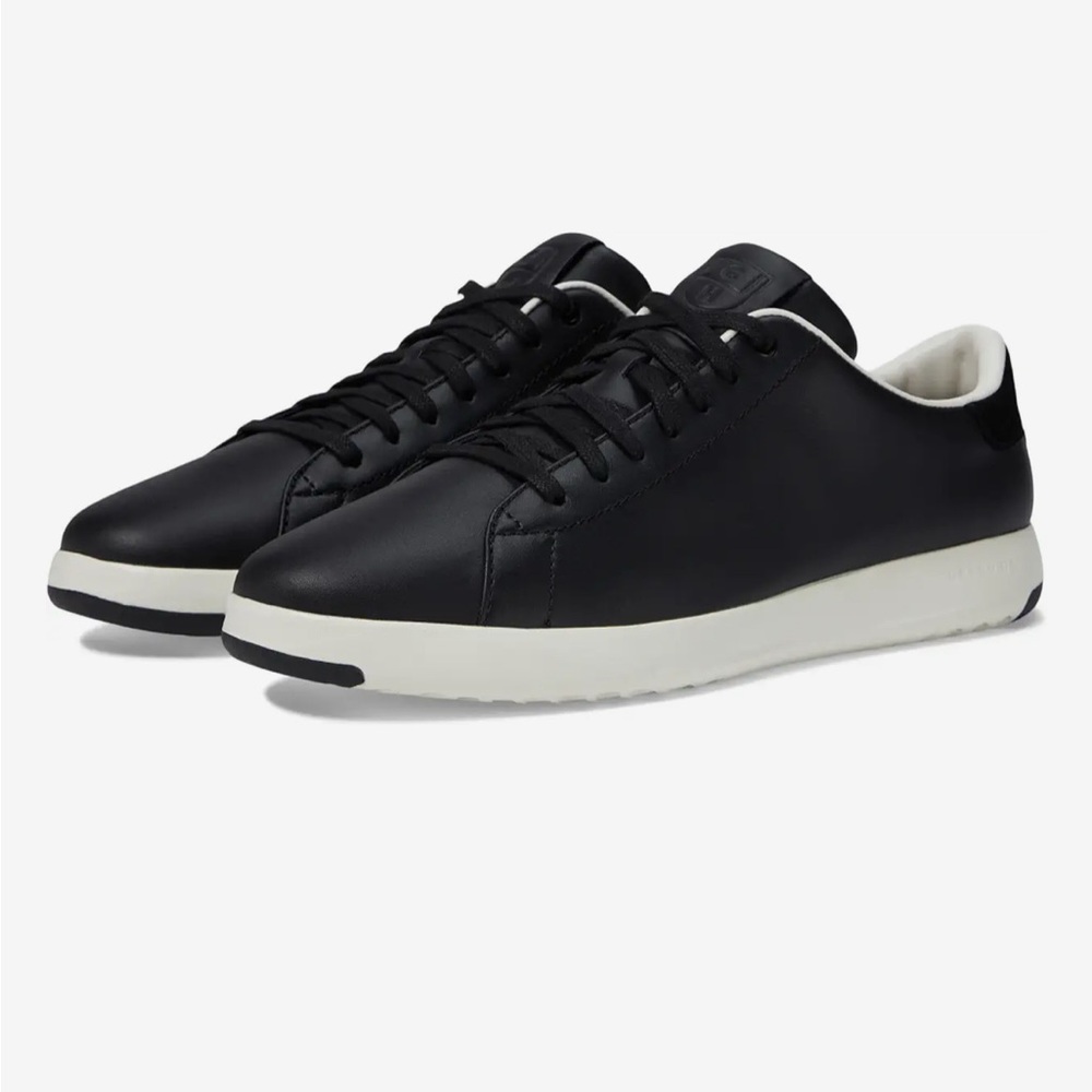 Cole Haan Grand Pro Tennis Sneaker Black Leather Men's Sneakers